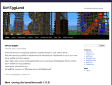 Tablet Screenshot of minecraft.softegg.com